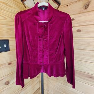 White House Black Market Velvety Jacket